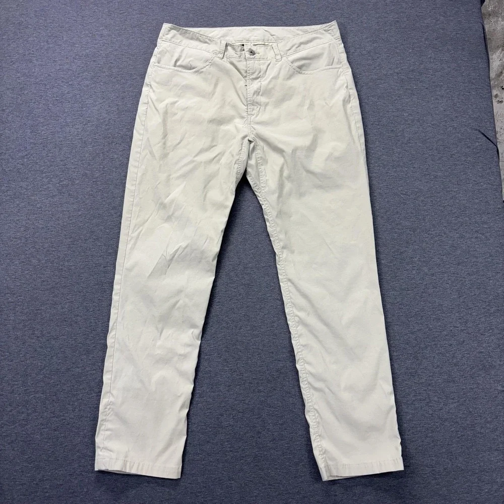 The North Face Pants Mens 36x31 Beige Nylon Stretch Hiking Travel Khaki Chino‎